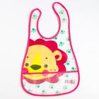 Нагрудник непромокаемый Крошка Я «Львёнок» из клеёнки с карманом, на липучке - Фото 4