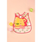 Нагрудник непромокаемый Крошка Я «Львёнок» из клеёнки с карманом, на липучке - Фото 2