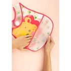 Нагрудник непромокаемый Крошка Я «Львёнок» из клеёнки с карманом, на липучке - Фото 5