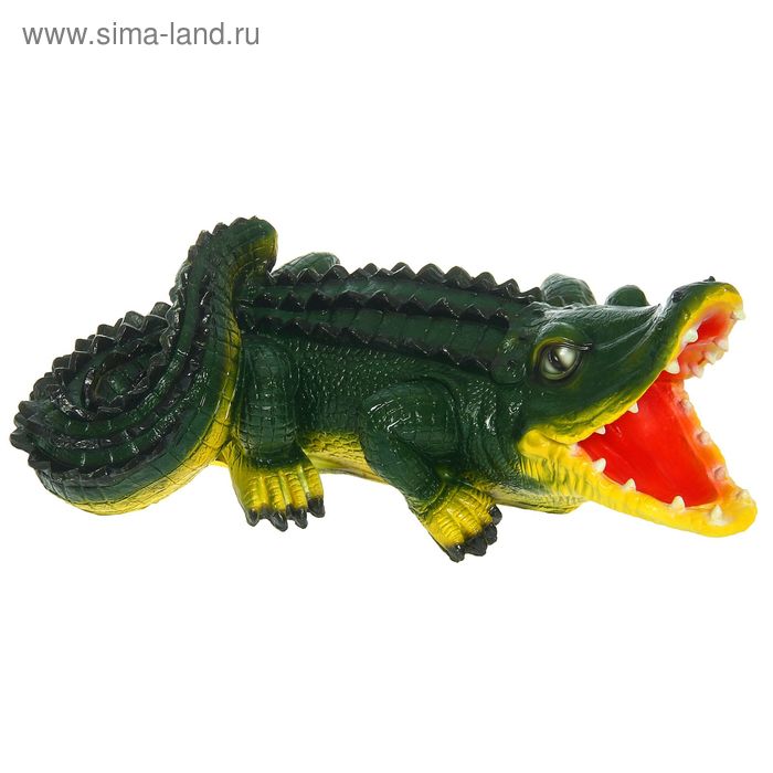 Садовая фигура "Крокодил большой" 64*38*27 см - Фото 1