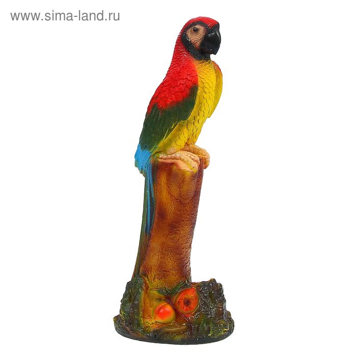 Садовая фигура "Попугай большой" 21*14*54 см - Фото 1