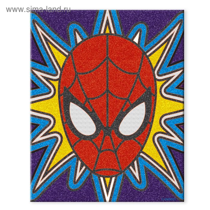 Фреска "Человек-Паук", с блестками, + бонус игра - Фото 1
