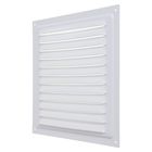 Решетка вентиляционная ERA 2020 МЭ, металлическая, с сеткой, 200x200 мм - Фото 2