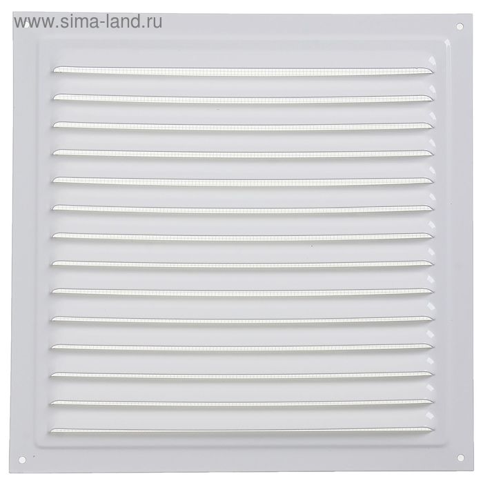 Решетка вентиляционная ERA 3030 МЭ, металлическая, с сеткой, 300×300 мм - Фото 1