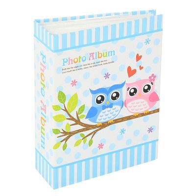 Фотоальбом на 100 фото 10х15 см "Совушки на ветке" МИКС 16,5х13х5 см