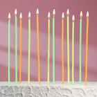 Свечи воск для торта «С Днём Рождения», набор 12 штук - Фото 1