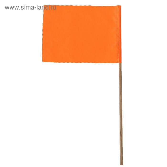 Флажок, длина 40 см, 15х20, цвет оранжевый - Фото 1