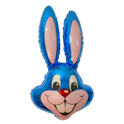 Шар фольгированный 35" «Кролик», цвет синий