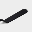 Лопатка блинная Доляна «Орихалк», 32 см, нейлон, чёрная - Фото 3