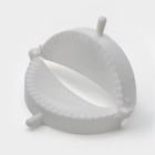 Форма для лепки вареников Доляна, d=12 см, белая - Фото 1