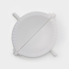 Форма для лепки вареников Доляна, d=12 см, белая - Фото 6