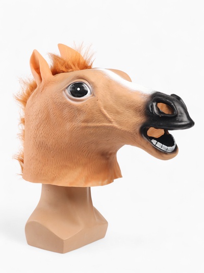 Карнавальная маска «Лошадь», коричневая