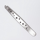 Пинцет скошенный, широкий, 9.5 см - Фото 3