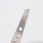 Пинцет скошенный, широкий, 9.5 см - Фото 4