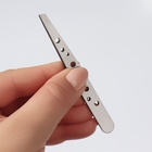 Пинцет скошенный, широкий, 9.5 см - Фото 5