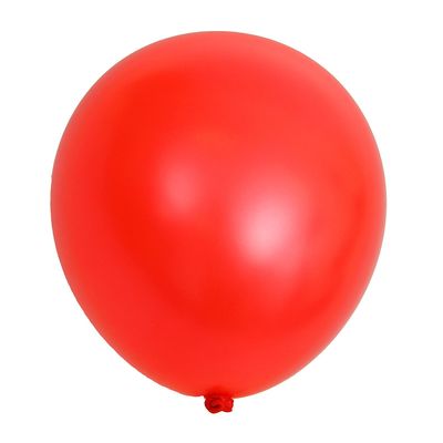 Шар латексный 12", металл, набор 15 шт., цвет красный