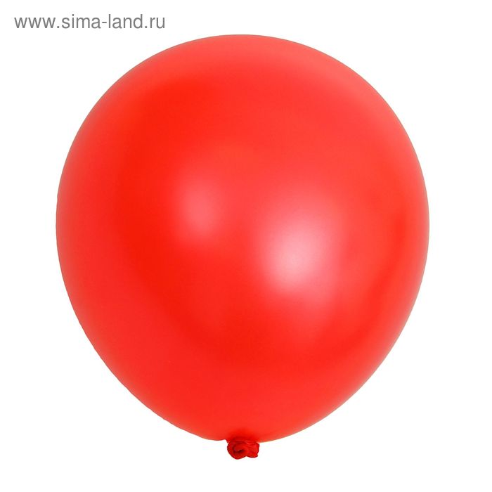 Шар латексный 12", металл, набор 15 шт., цвет красный - Фото 1