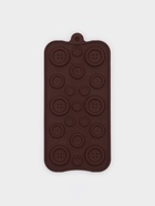 Форма для шоколада Доляна «Пуговки», силикон, 20.5×10 см, 19 ячеек, коричневая - Фото 2