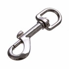 Карабин с полукруглым основанием, 7,5 см (ширина проушины 1,5 см) - Фото 3