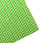 Бумага упаковочная крафт "Полоска", зеленый чай-салатовый-зеленый 70см х 100см 6шт. - Фото 3