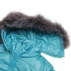 Куртка женская с мехом "ПАУЛА", размер 48 (L), цвет бирюза - Фото 6
