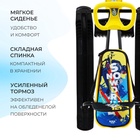 Снегокат «Тимка спорт 4-1 Зимний спорт», ТС4-1/С, со спинкой и ремнём безопасности - Фото 5