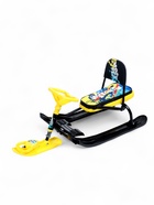Снегокат «Тимка спорт 4-1 Зимний спорт», ТС4-1/С, со спинкой и ремнём безопасности - Фото 6