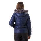 Куртка женская с мехом "ПАУЛА", размер 42 (XS), цвет индиго - Фото 3