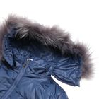 Куртка женская с мехом "ПАУЛА", размер 42 (XS), цвет индиго - Фото 6