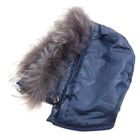 Куртка женская с мехом "ПАУЛА", размер 42 (XS), цвет индиго - Фото 7