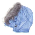 Куртка женская с мехом "ПАУЛА", размер 42 (XS), цвет голубой - Фото 7