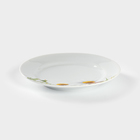 Тарелка фарфоровая «Ромашка», d=17 см, белая - Фото 5