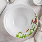 Тарелка глубокая Добрушский завод «Ромашка», 550 мл, фарфор, белая - Фото 2