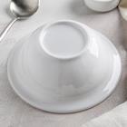 Тарелка глубокая Добрушский завод «Ромашка», 550 мл, фарфор, белая - Фото 3