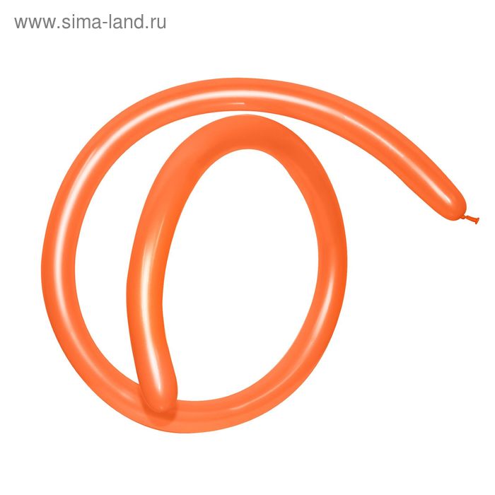 Шар для моделирования 360, пастель, набор 100 шт., цвет оранжевый - Фото 1