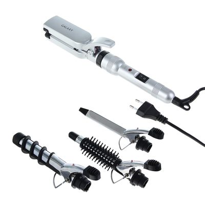 Мультистайлер Galaxy GL 4701, 30 Вт, до 155°C, 3 насадки, 220 В