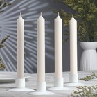 Набор свечей хозяйственных, 2,4х24,5 см, 12 ч, 100 г, 4 штуки - фото 8444144
