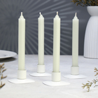 Набор хозяйственных свечей парафиновых, 1.8×17.5 см, 5 ч, 40 г, 4 шт. - Фото 5