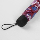 Зонт механический «Ромашки», прорезиненная ручка, 4 сложения, 7 спиц, R = 48 cм, цвет МИКС - Фото 5