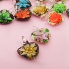 Подвеска «Муранское стекло» натурель, рисунок МИКС - Фото 3