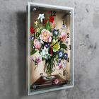Часы настенные, серия: Цветы, "Разноцветные цветы", 25х35 см - Фото 2