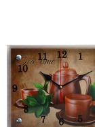 Часы настенные интерьерные «Чайный набор», бесшумные, плавный ход, 25×20 см - Фото 3