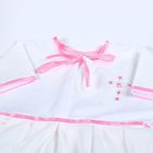 Платье крестильное (сатин/жаккард+бязь), рост 74-80 см, цвет розовый 2009 - Фото 2