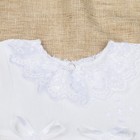 Платье крестильное, рост 74-80 см, цвет бело-персиковый 2021 - Фото 3