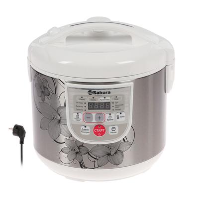 Мультиварка Sakura SA-7753W, 800 Вт, 5 Л, 37 Программ, С.