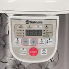 Мультиварка Sakura SA-7753W, 800 Вт, 5 л, 37 программ, с антипригарным покрытием - фото 8576466