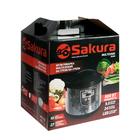 Мультиварка Sakura SA-7753W, 800 Вт, 5 л, 37 программ, с антипригарным покрытием - фото 8576470