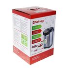 Термопот Sakura SA-334BS, 750 Вт, 3.5 л, серебристо-чёрный - Фото 4