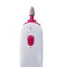 Аппарат для маникюра Sakura SA-5500P, 13 насадок, бело-розовый - Фото 2