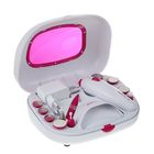 Аппарат для маникюра Sakura SA-5500P, 13 насадок, бело-розовый - Фото 3